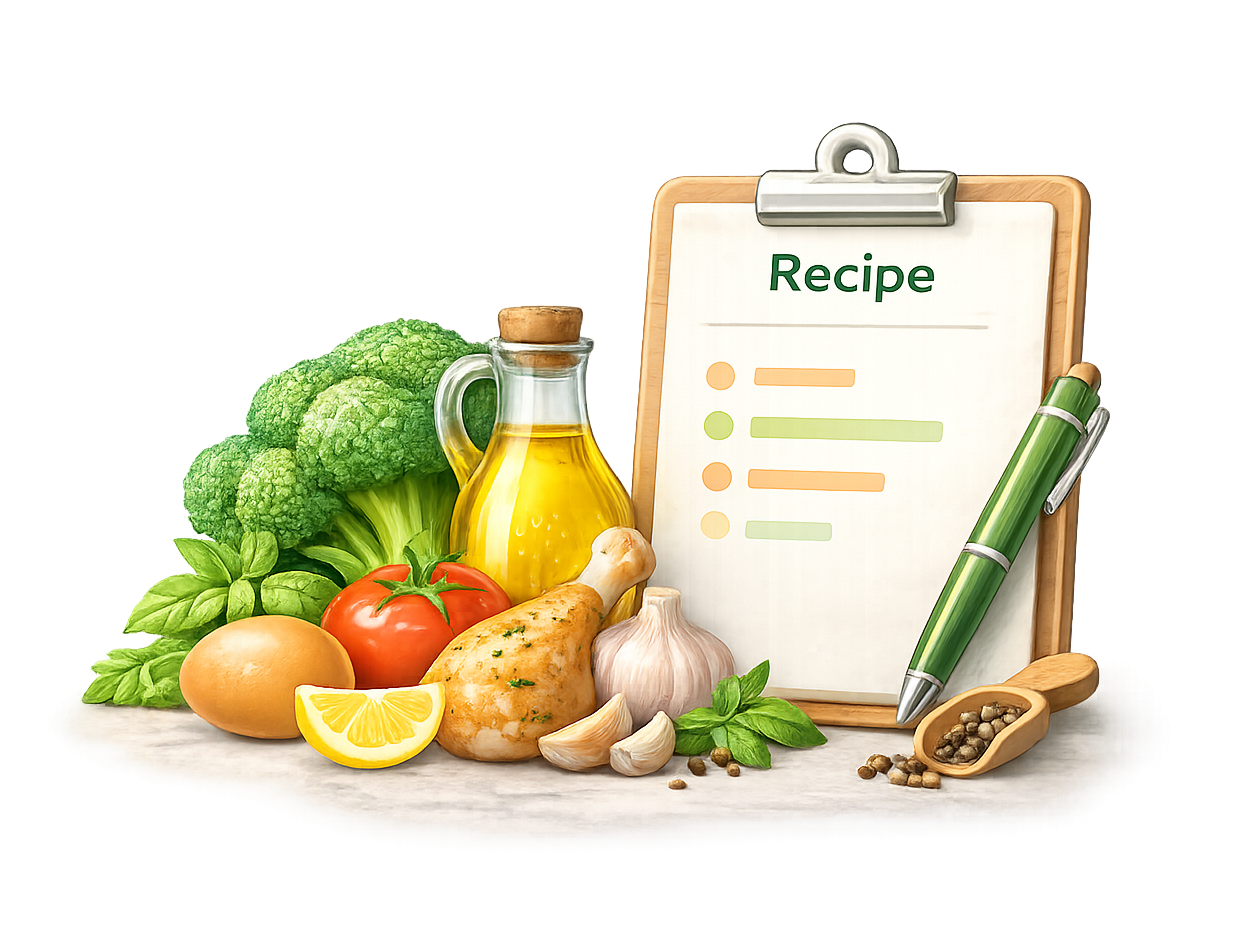 Recipe creator preview